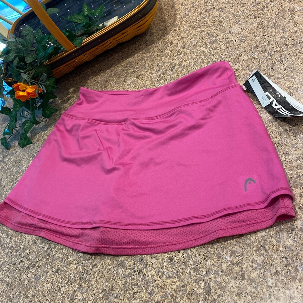 NWT Head Dri-Motion Pink Tennis Skort Slim Size Medium